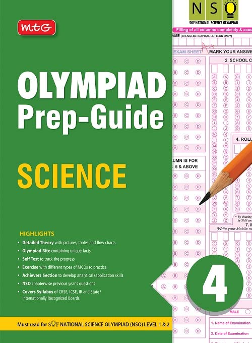Olympiad Prep-Guide Science Class - 4, NSO Chapterwise Previous Year ...