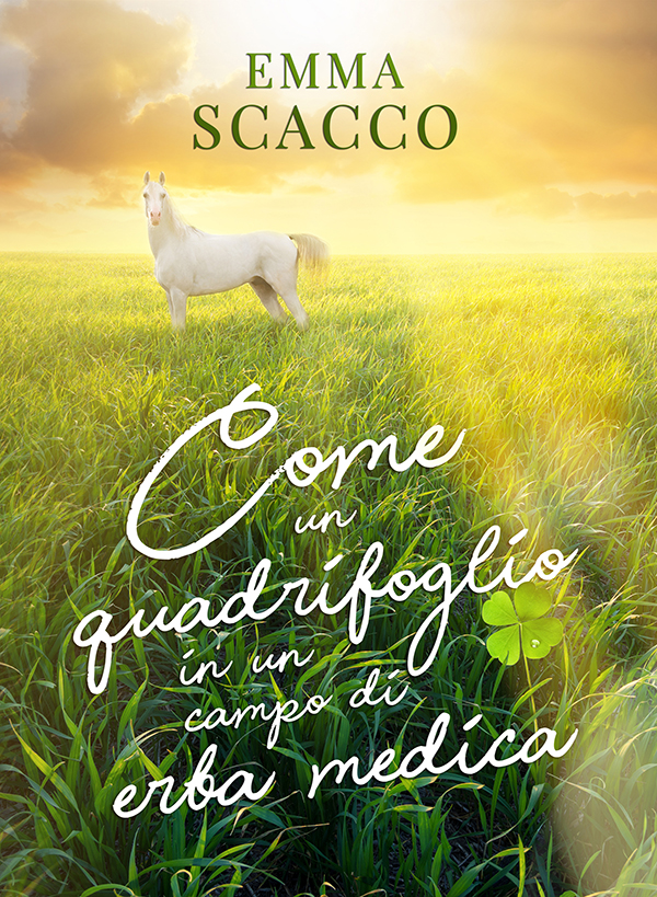Come un quadrifoglio in un campo di erba medica