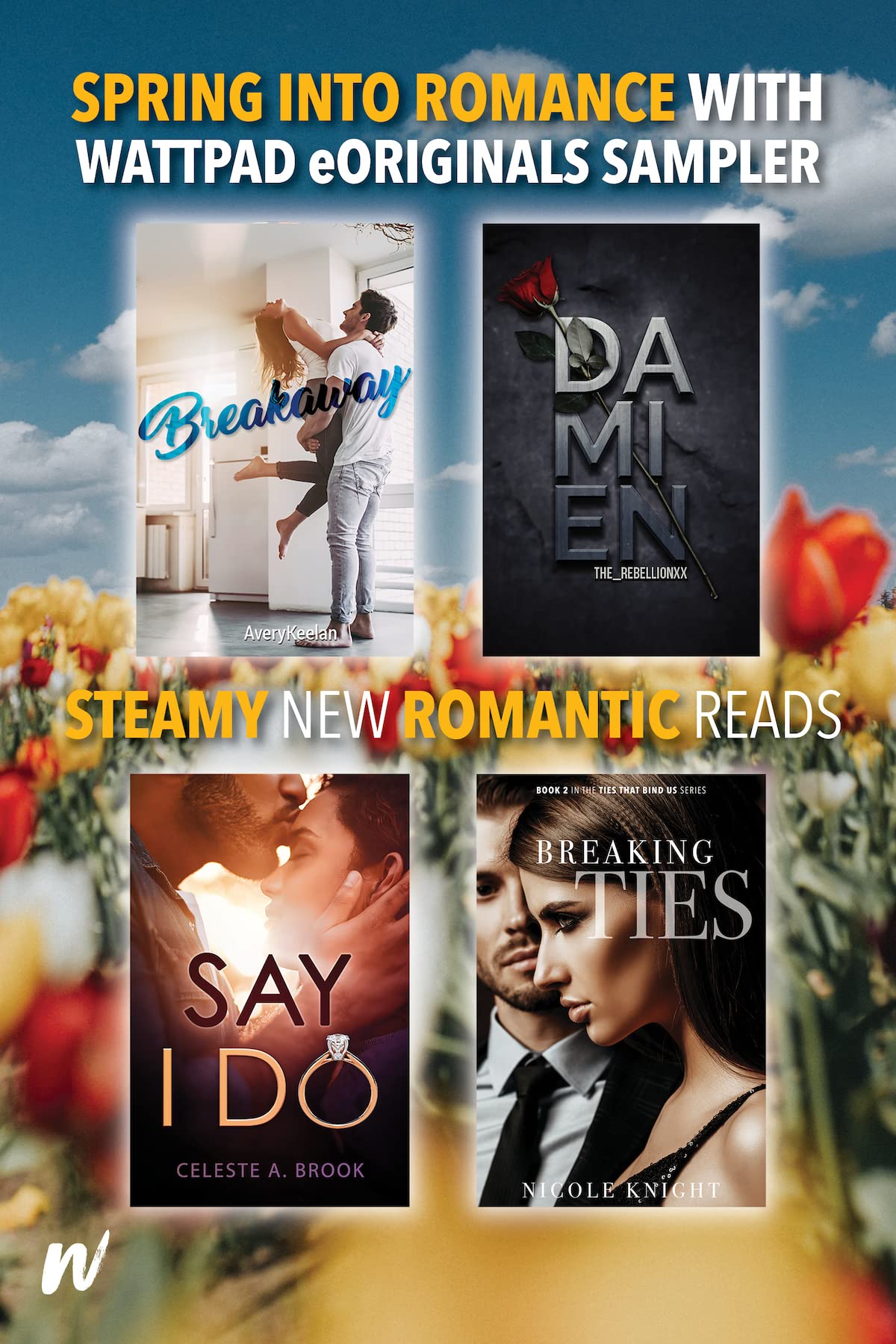 Spring into Romance with Wattpad eOriginals Sampler book cover