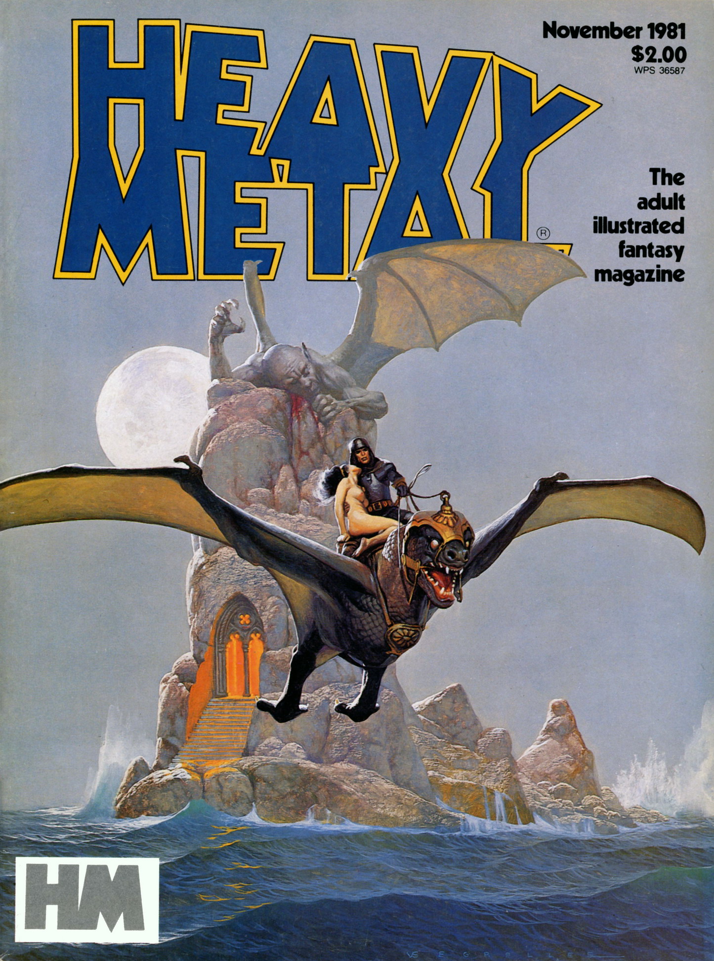 Heavy Metal, November 1981 book cover