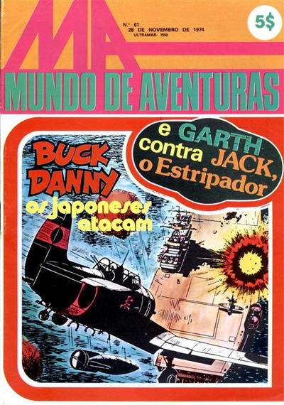 Mundo de Aventuras nº61 - Buck Danny - Os Japoneses Atacam e Garth contra Jack, o Estripador book cover