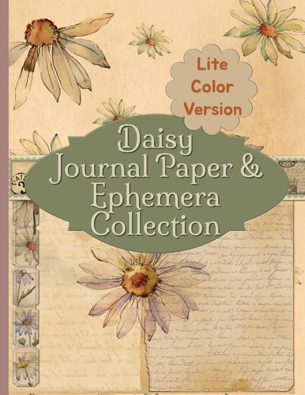Daisy Journal Paper & Ephemera Collection Lite Color Version Vintage