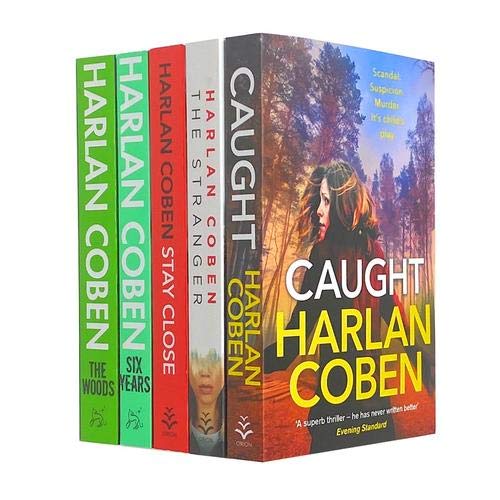Harlan Coben 5 Books Collection Set Caught, Stranger, Stay Close, Six