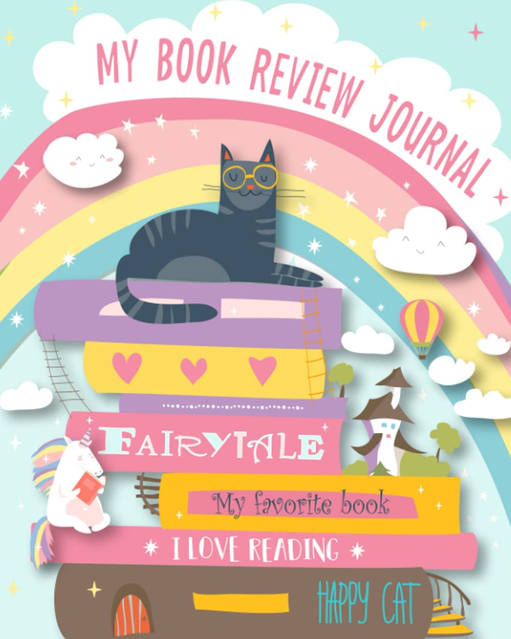 My Book Review Journal A Reading Log for Girls With Interactive
