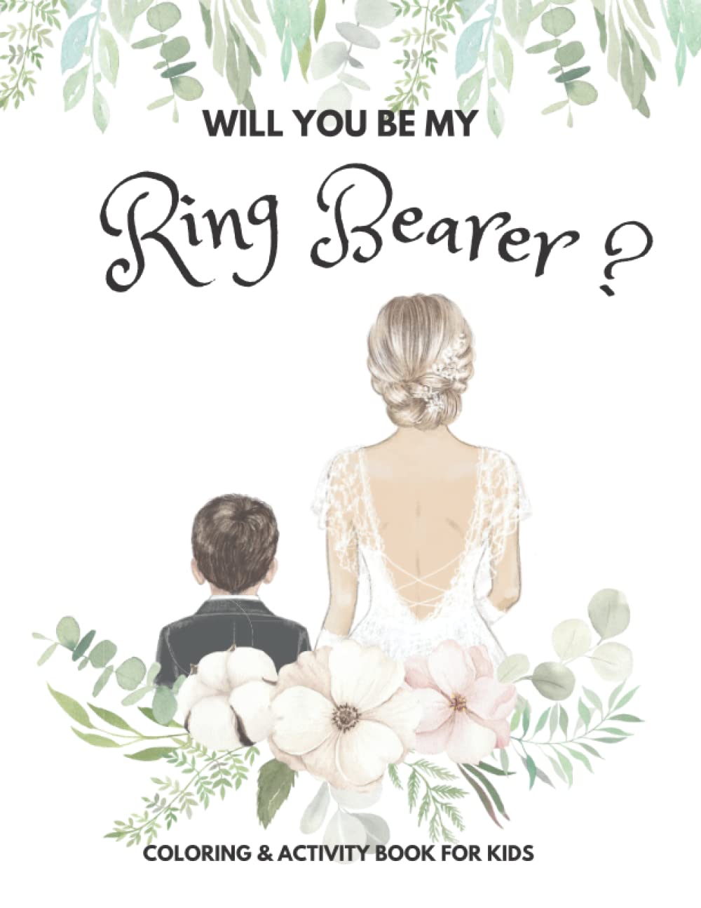 Will You Be My Ring Bearer Coloring & Activity Book For Kids ...