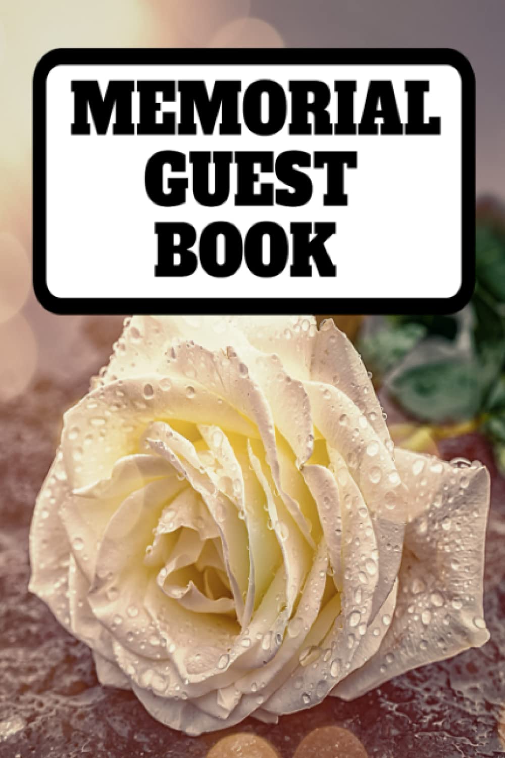 Memorial Guest Book Funeral Guest Book Notebook Gift Funerals or Wake