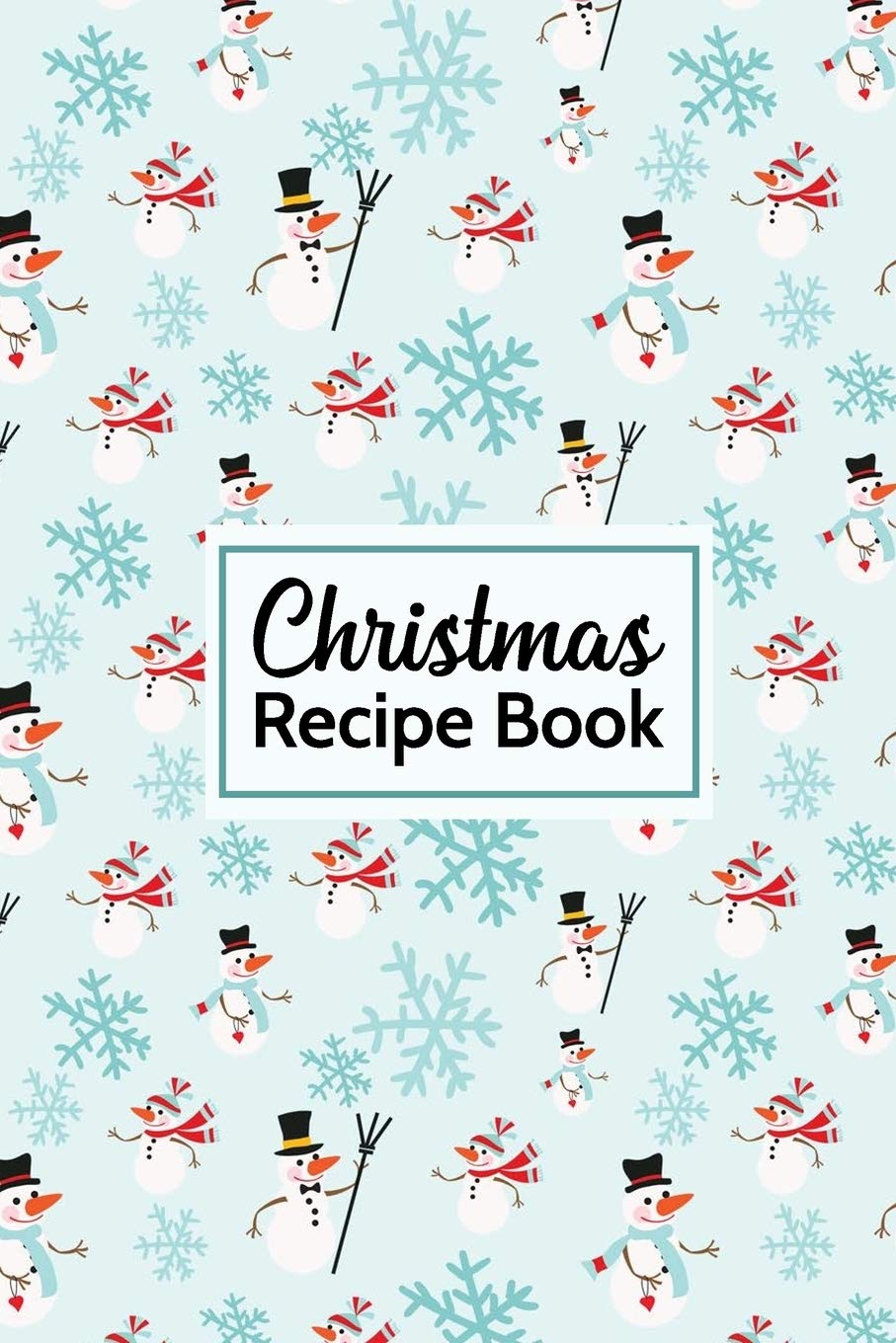 Christmas Recipe Book Blank Holiday Recipes Cookbook To Write In