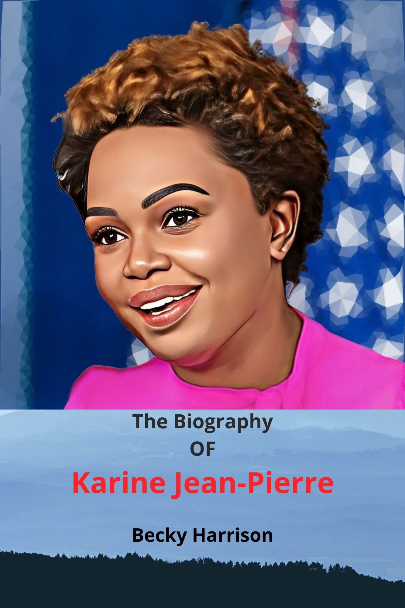 Karine Jean Pierre signing copies of her book