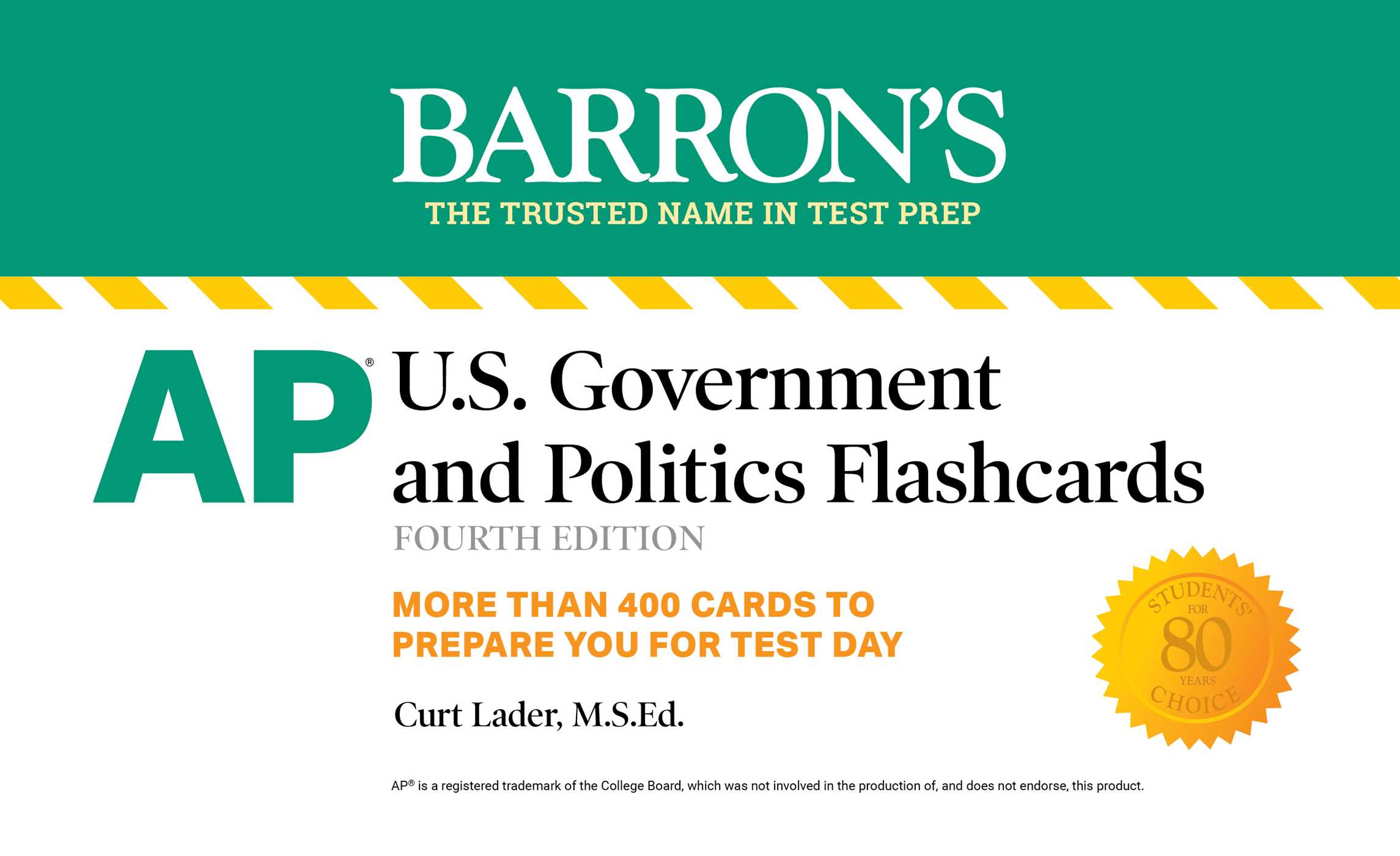 AP U.S. Government and Politics Flashcards, Fourth Edition UptoDate