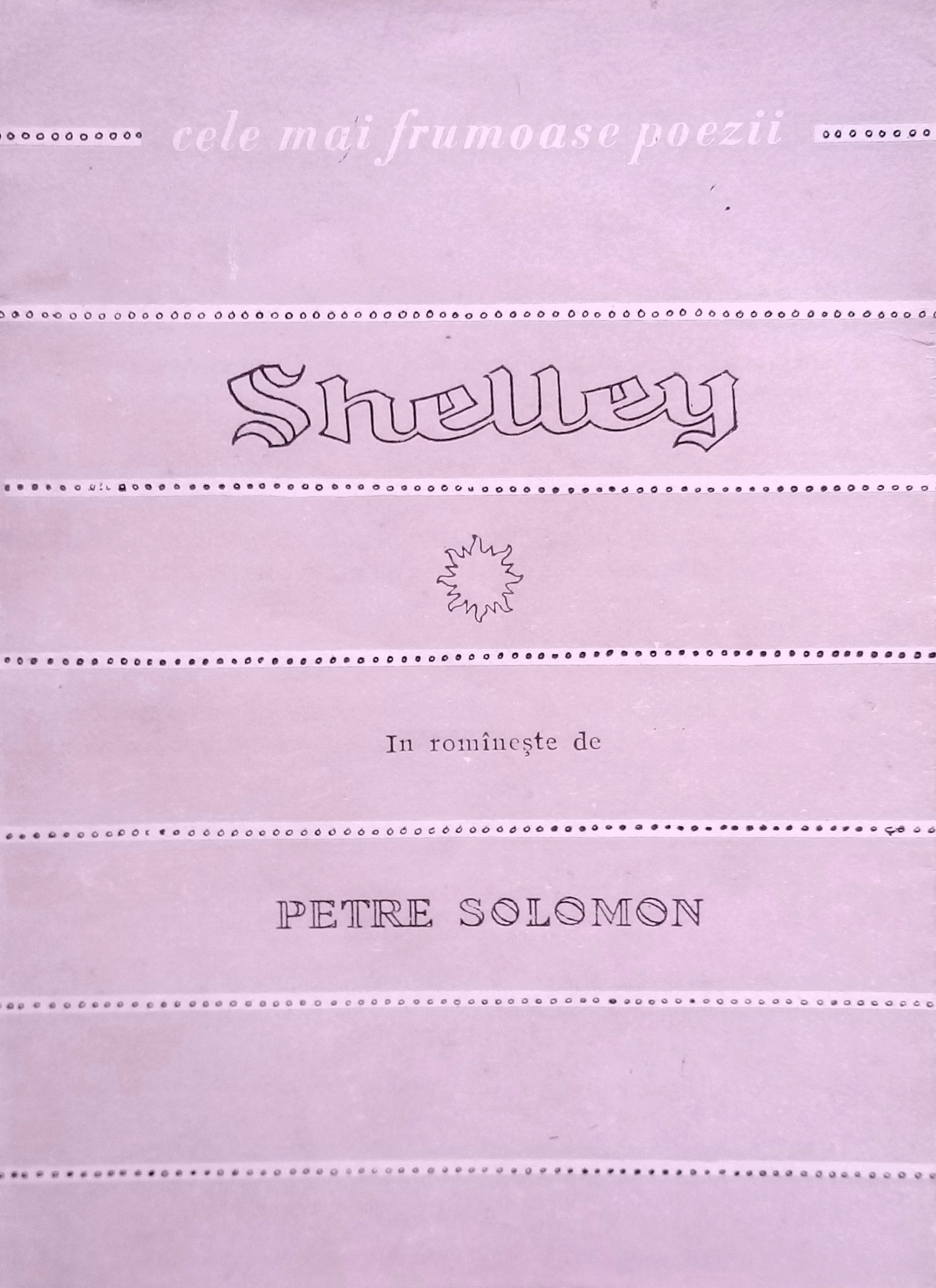 Shelley book cover