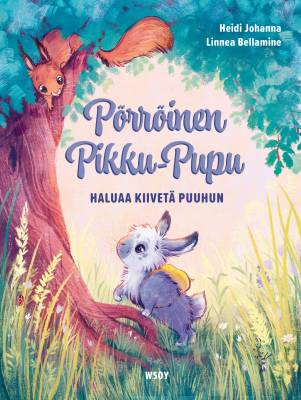 Pörröinen Pikku-Pupu haluaa kiivetä puuhun