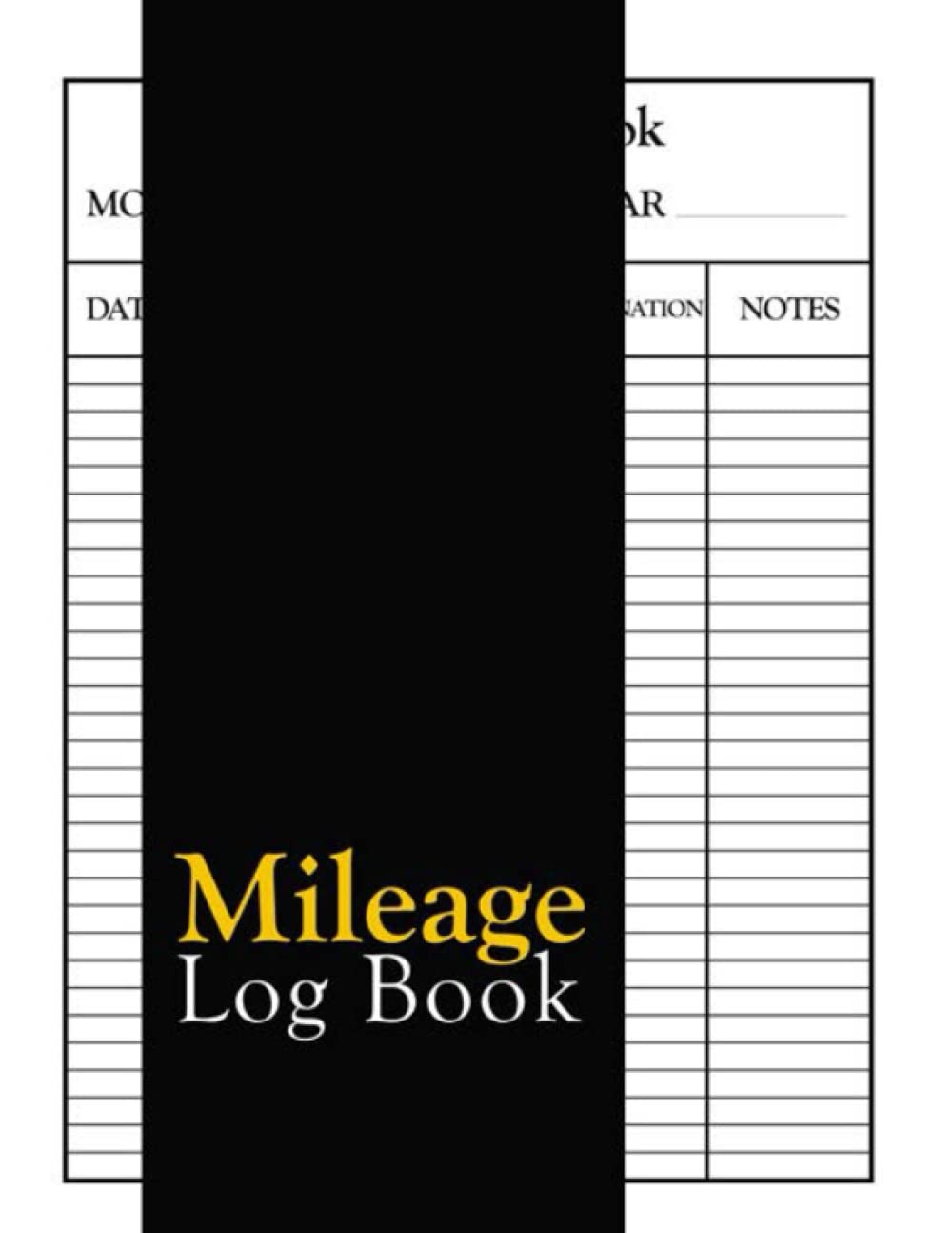 Mileage Log Book Track Your Daily Mileage For Taxes Simple Mileage