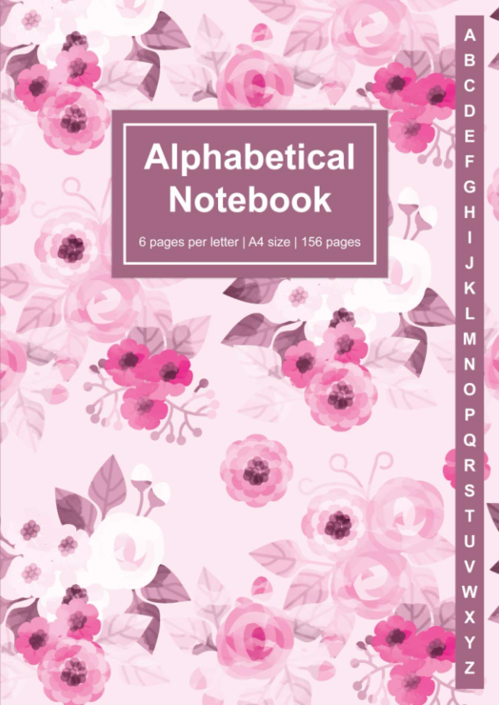 Alphabetical Notebook A4 Size AZ Alphabetical Notebook with Tabs