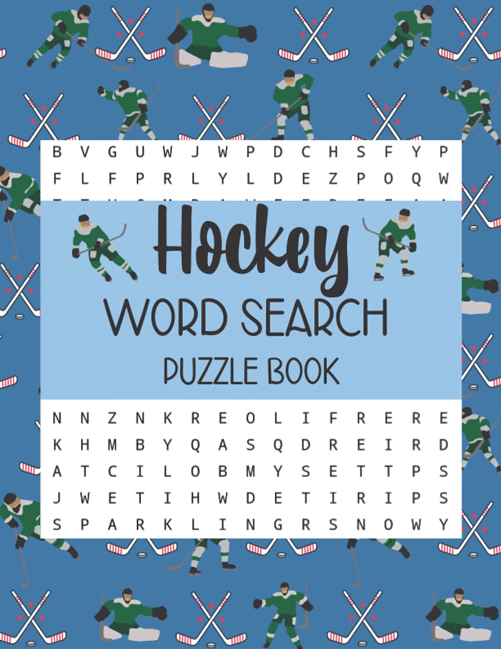 Hockey Word Search Ice Hockey Themed Word Search Puzzle Book For Kids