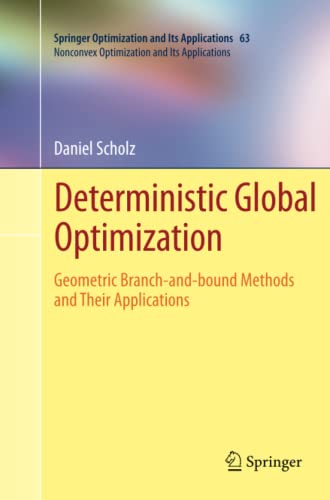 Deterministic Global Optimization Geometric Branch And Bound Methods