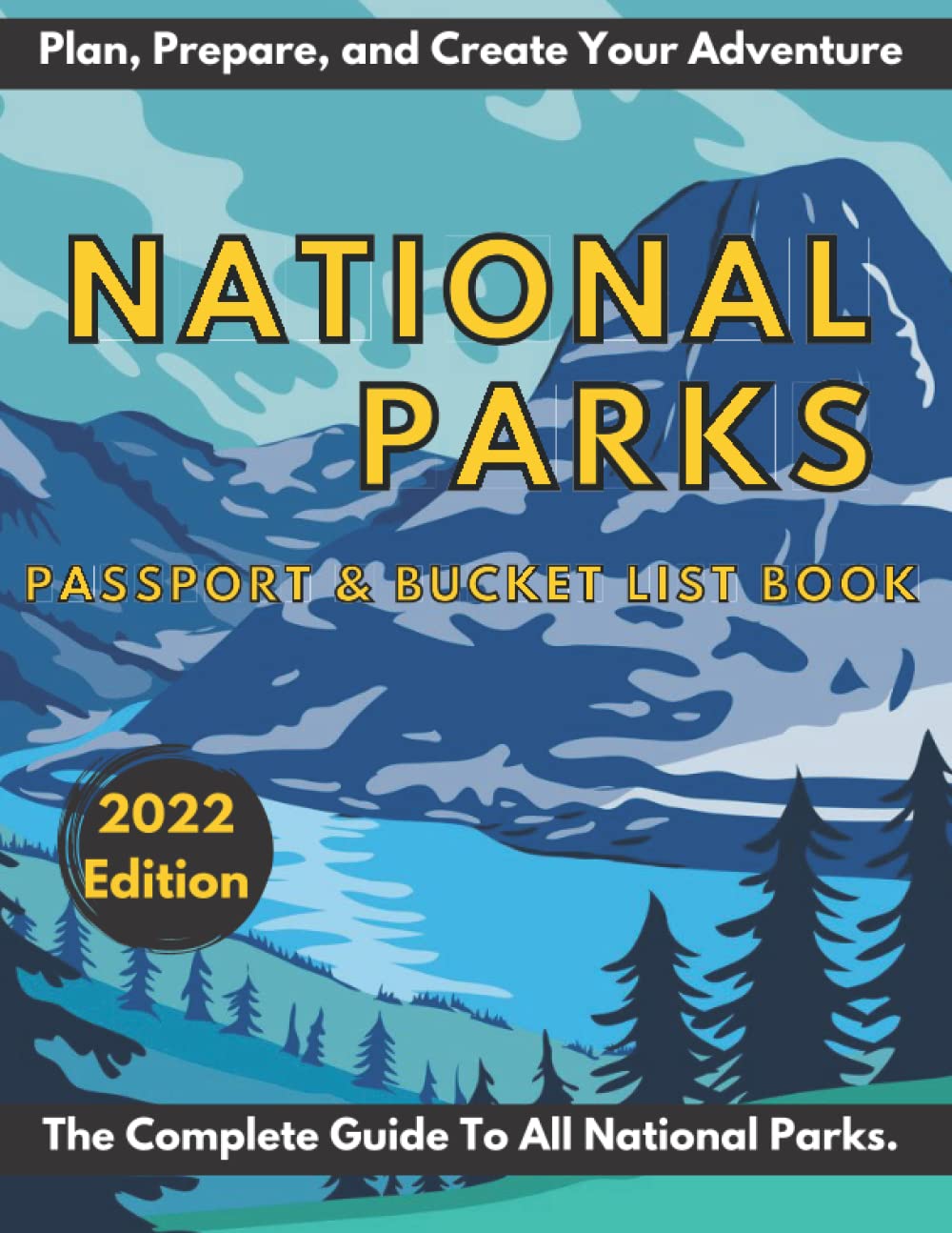 National Parks Passport & Bucket List Book US National Parks Adventure