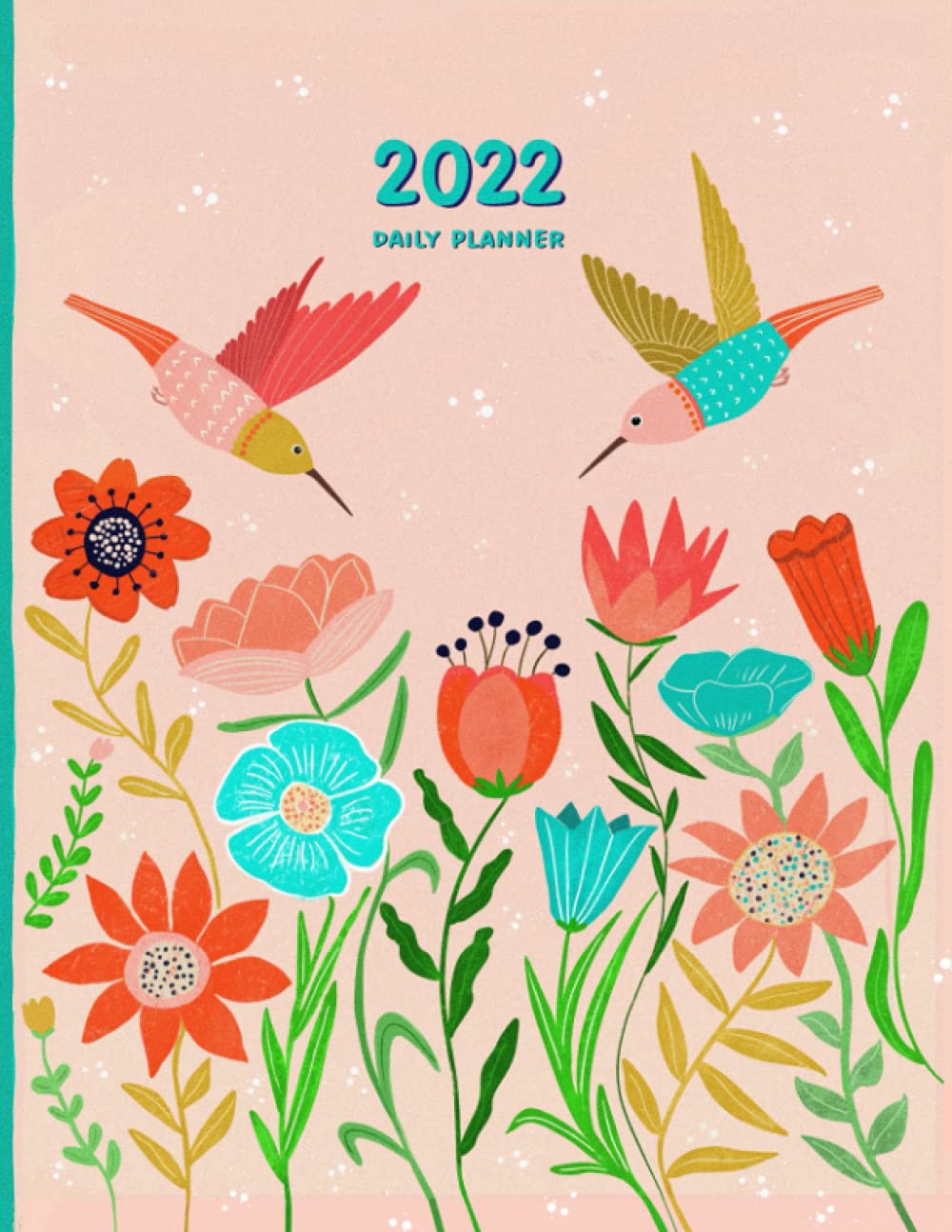 2022-daily-planner-large-one-page-per-day-diary-for-women-floral