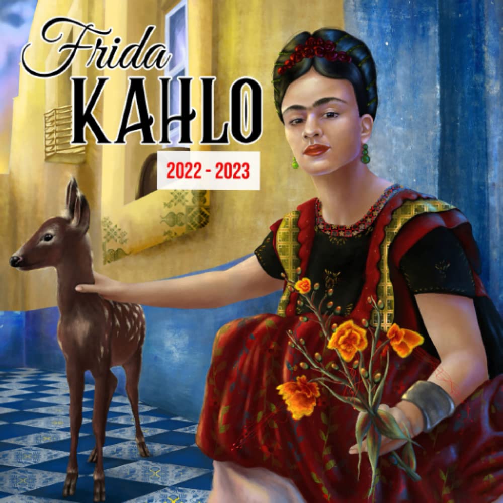 Frida Kahlo Calendar 2022 Self Portrait Paintings Square Mini Planner