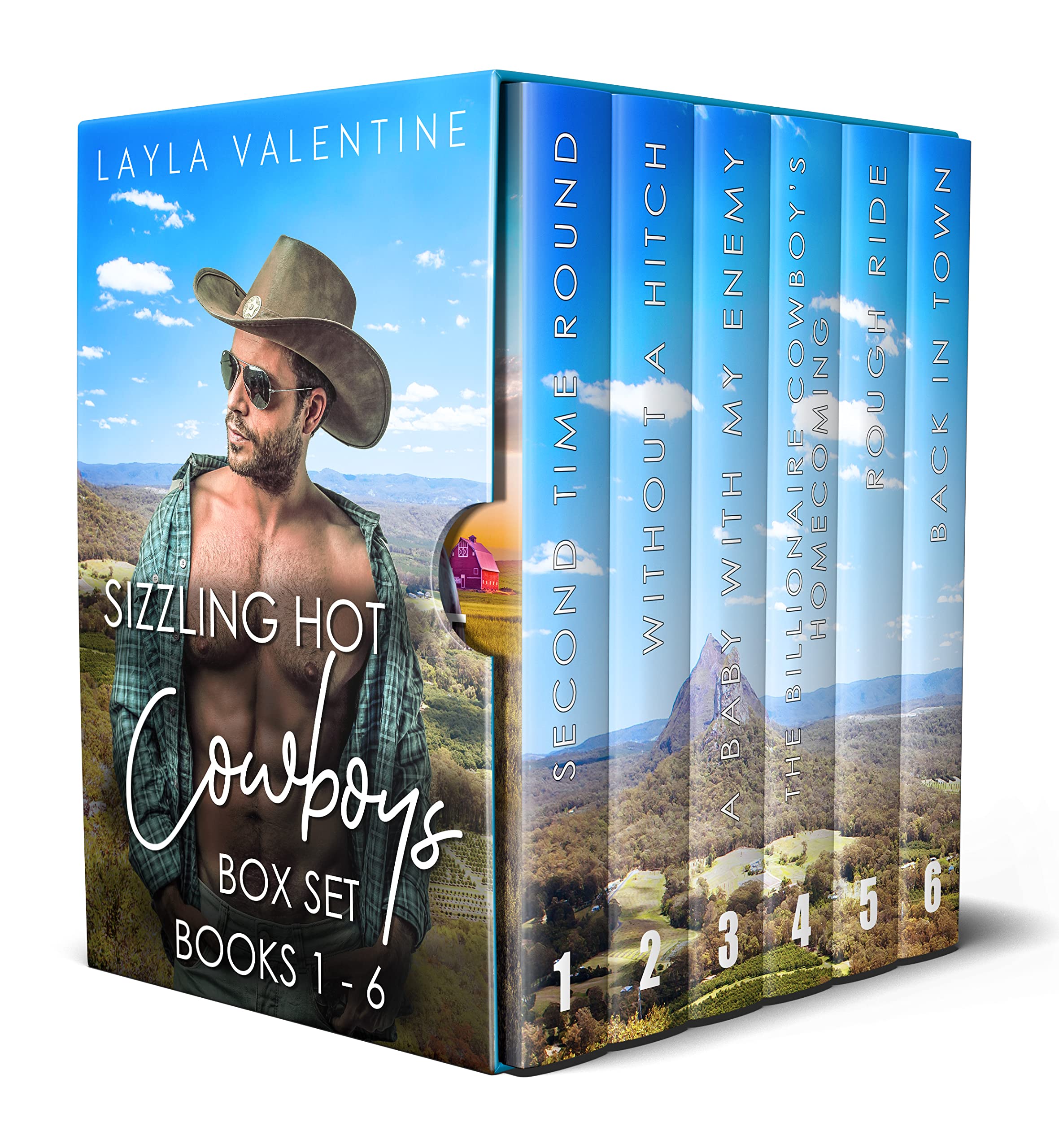 Sizzling Hot Cowboys Box Set: Books 1 - 6