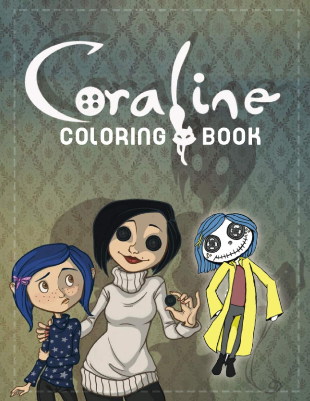 Coraline Coloring Book: Amazing book to color for stress-relieving with ...