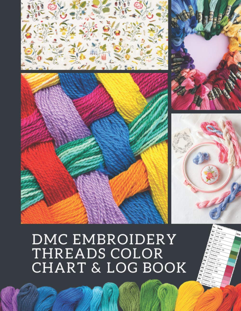 DMC Embroidery Threads Color Chart & Log Book Full dmc embroidery