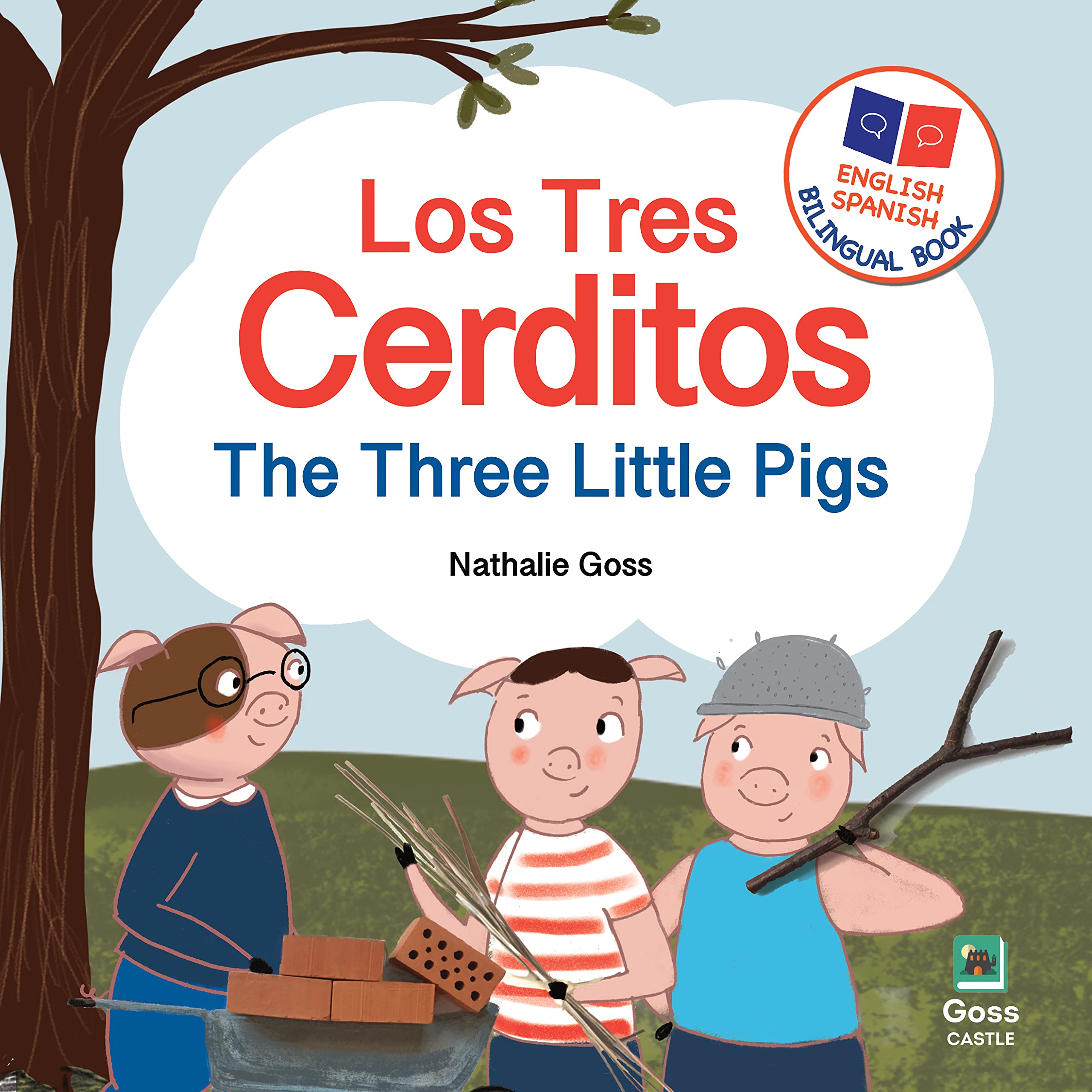 The Three Little Pigs Los Tres Cerditos Spanish English Bilingual Book Bilingual Children's