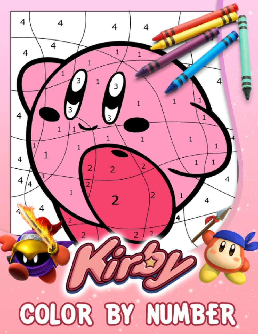 Kirby Color By Number: A Book Of Activities For Brain Development ...
