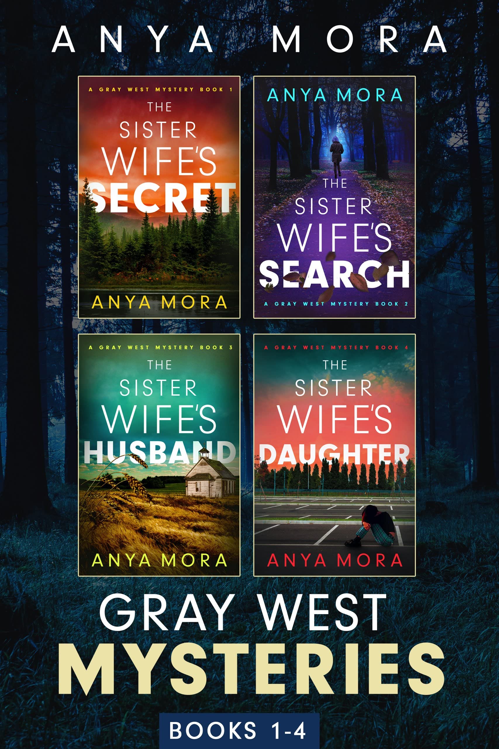 Gray West Mysteries 1-4 book cover
