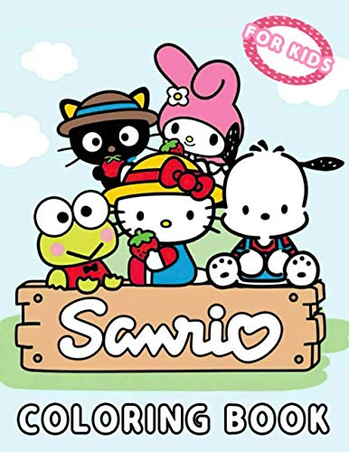 Sanrio Coloring Book For Kids: Great Gifts For Kids Who Love Sanrio ...