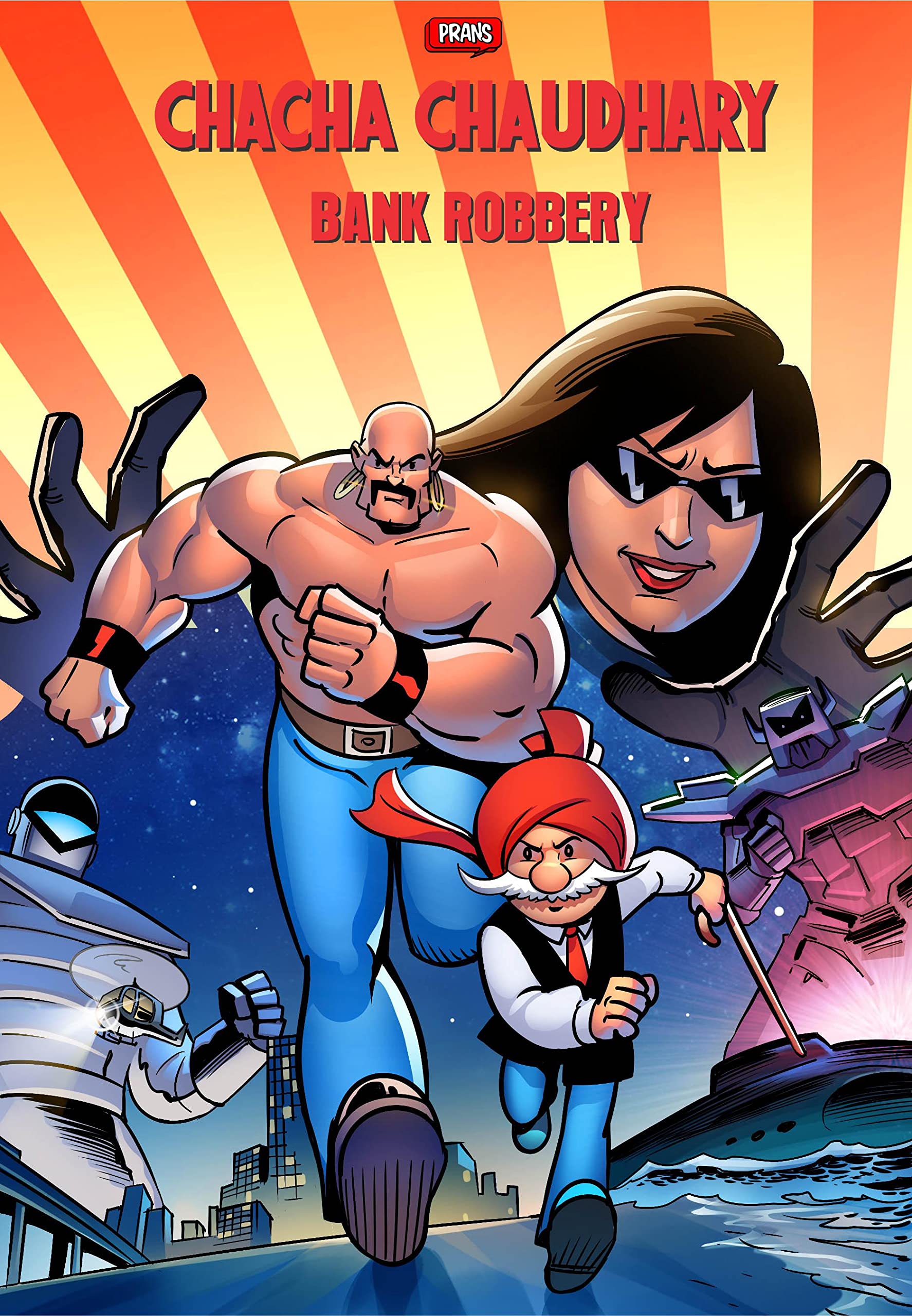 Chacha Chaudhary and Bank Robbery English