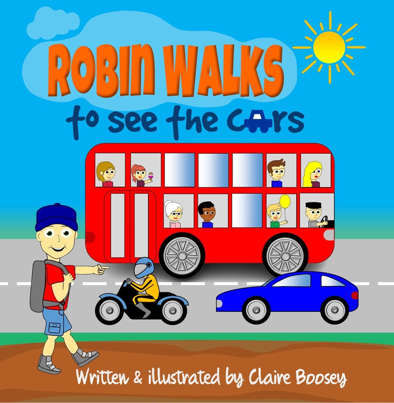 Robin Walks...to see the cars