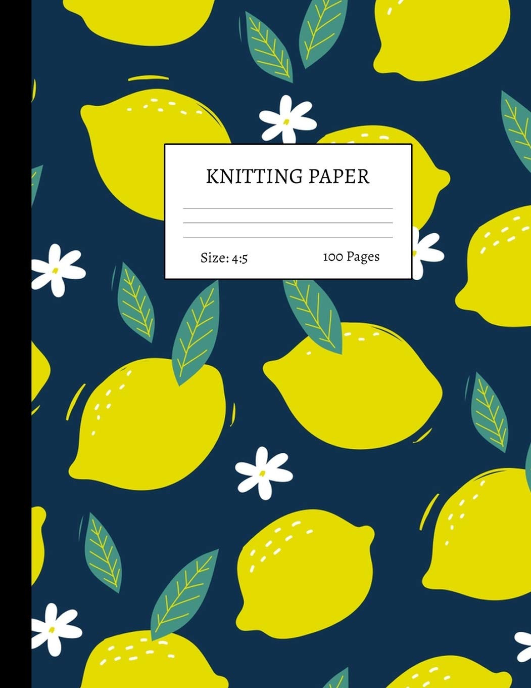 Knitting Paper Graph Notebook And Journal For Patterns 4 5 Ratio