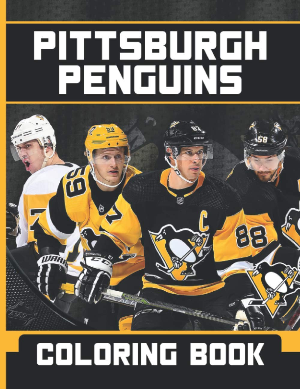 Pittsburgh Penguins Coloring Book: Nice Coloring Books For Adults ...