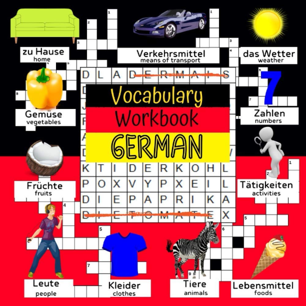 German Vocabulary Workbook Bilingual German English Dictionary for