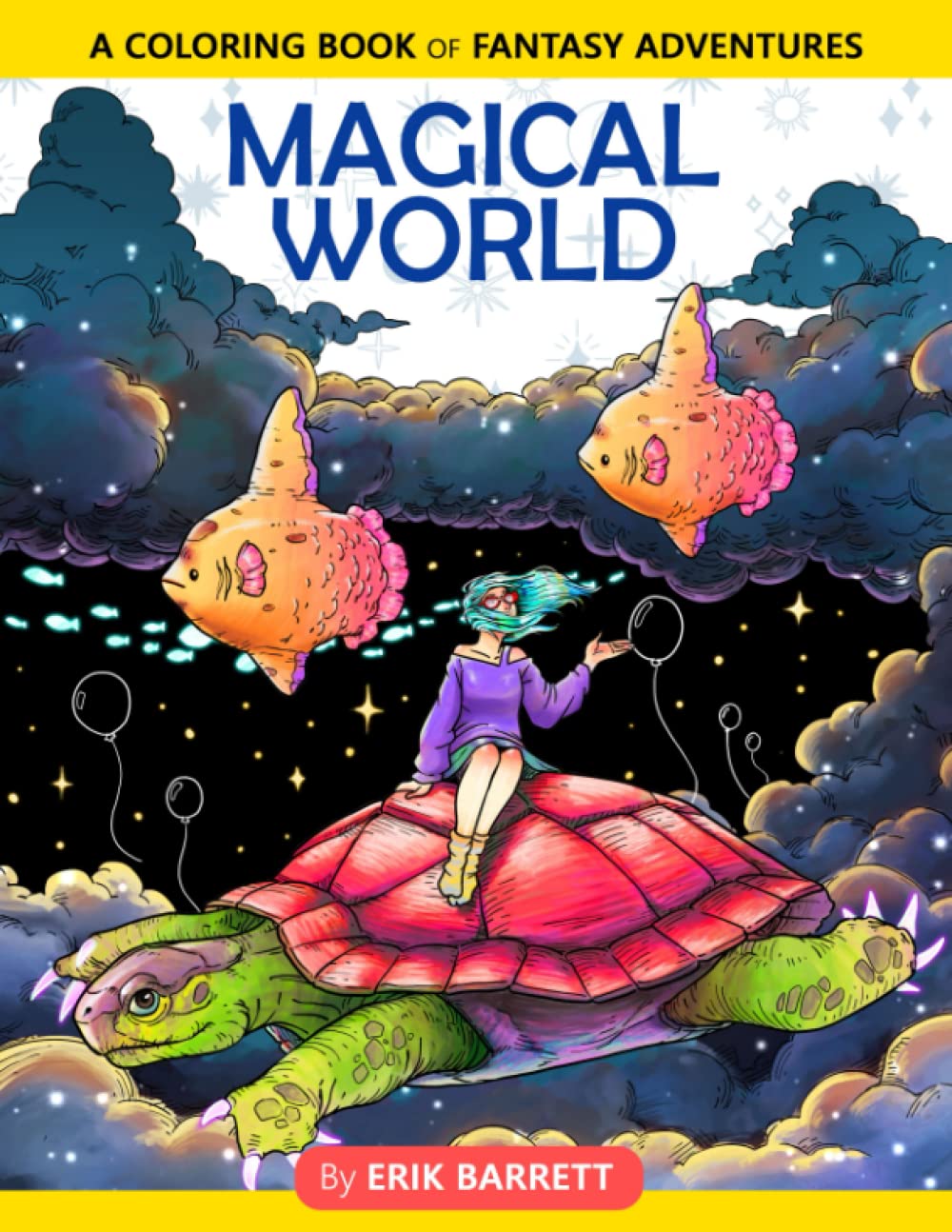 Magical World: Coloring Book with Whimsical, Mythic Illustrations of ...