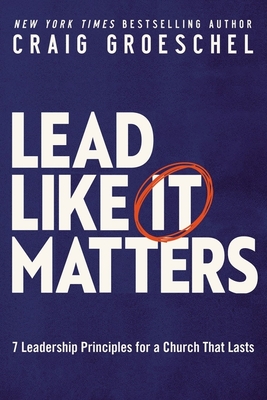 Lead Like It Matters book cover