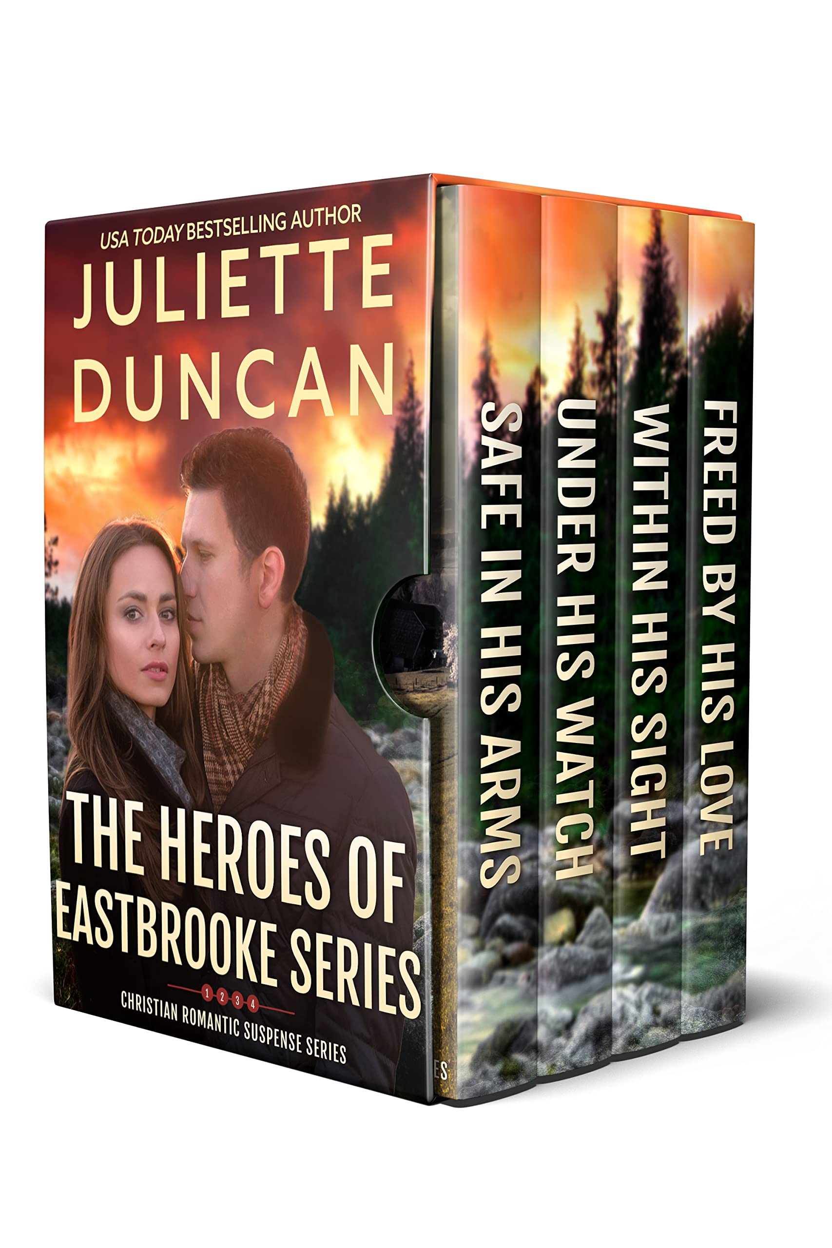 The Heroes of Eastbrooke Series #1-4 book cover