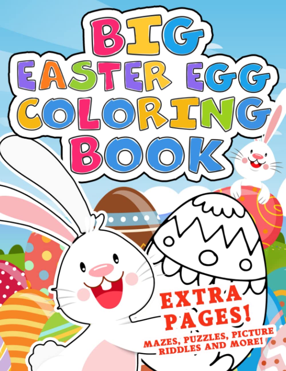 Easter Egg Coloring Book Kids Easter Basket Stuffers Easter Activity