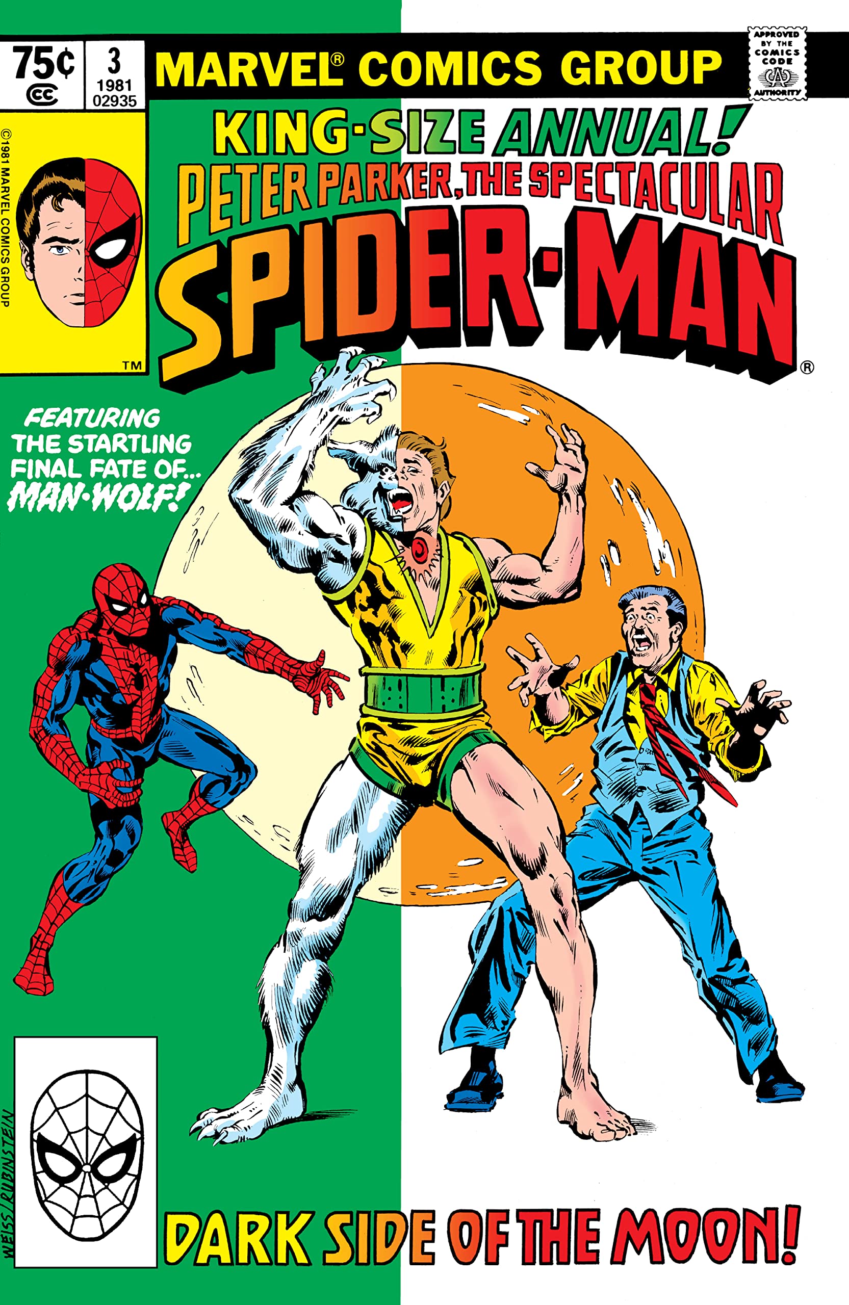 Peter Parker, The Spectacular Spider-Man Annual #3 book cover