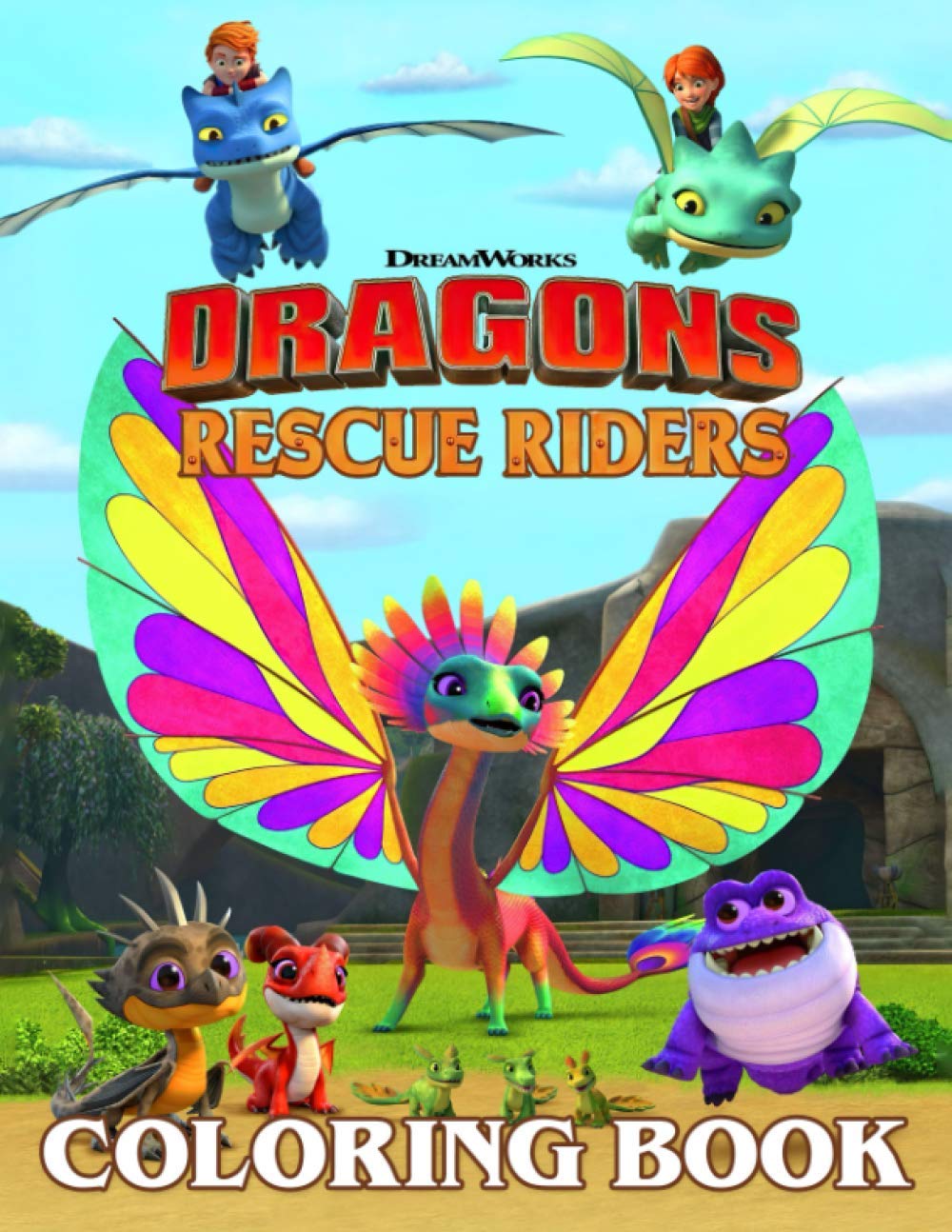 Dragons Rescue Riders Coloring Book A Cool Coloring Book For