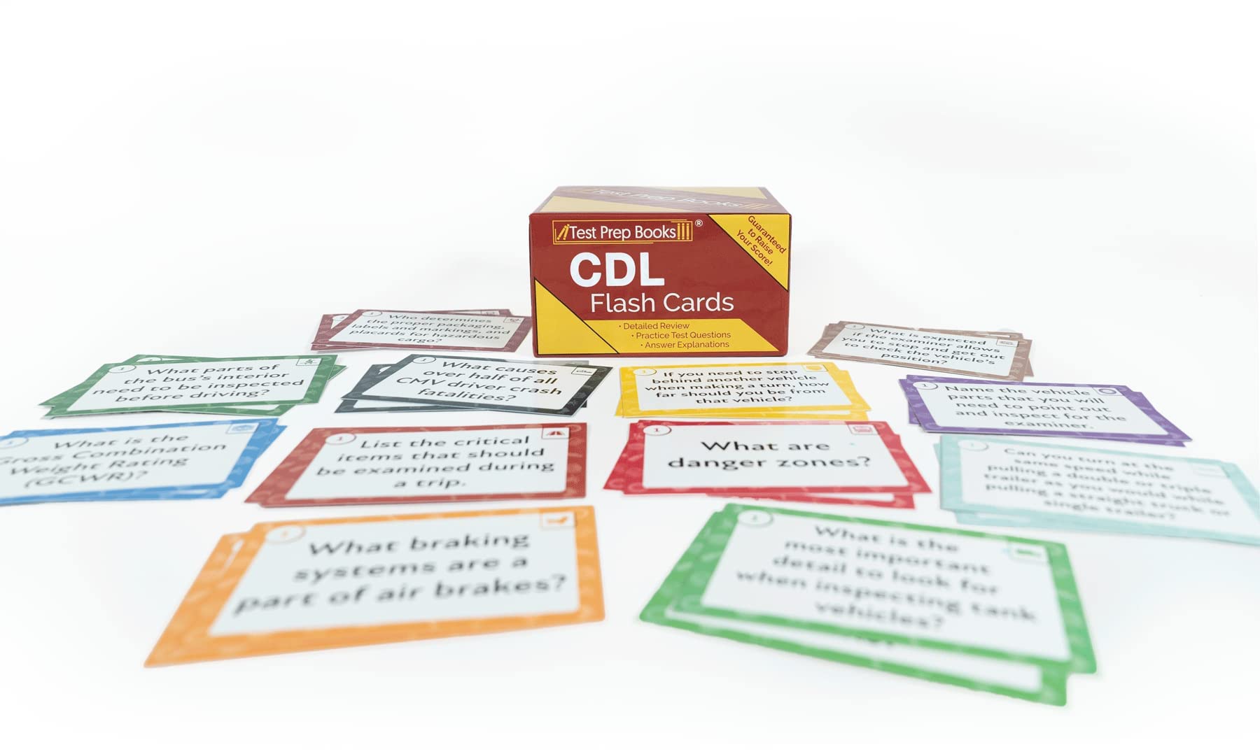 CDL Flashcards 2022-2023: Commercial Drivers License Prep Flash Cards ...
