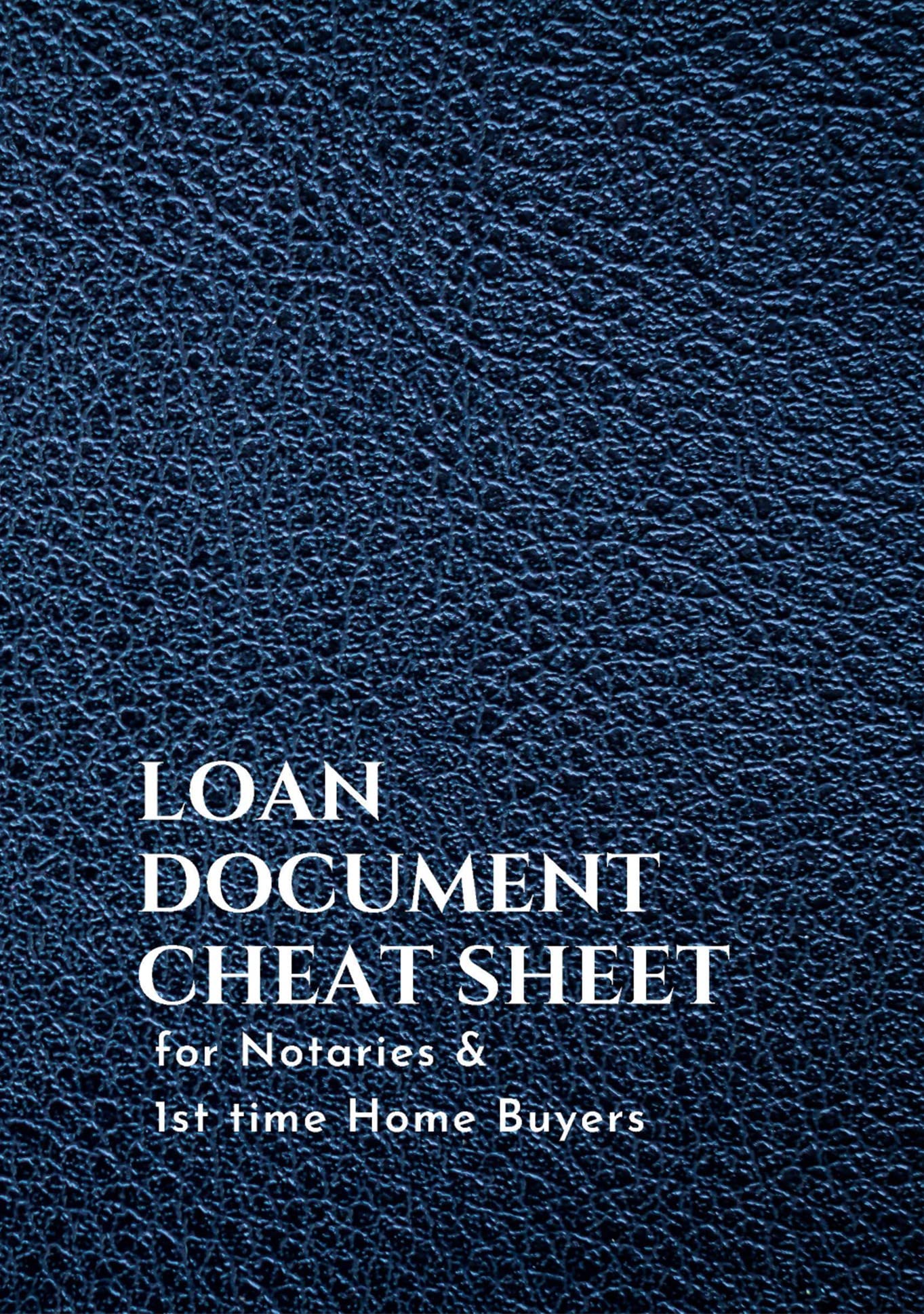 Loan Documents Cheat Sheets Descriptions of Loan Documents with images