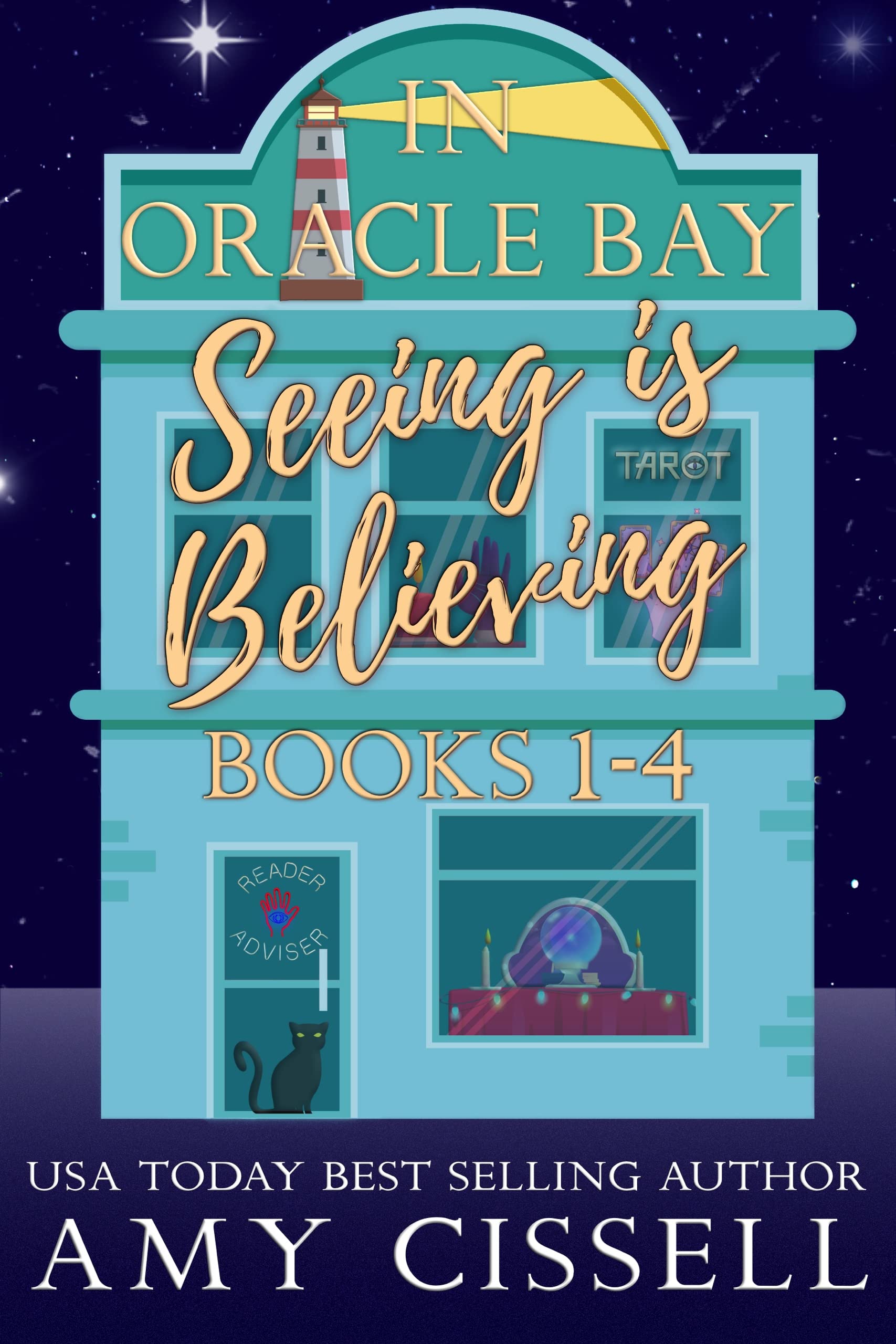 Seeing Is Believing In Oracle Bay (Books 1-4): Not In The Card, First Hand Knowledge, Wing and a Prayer, & Belle Of The Ball