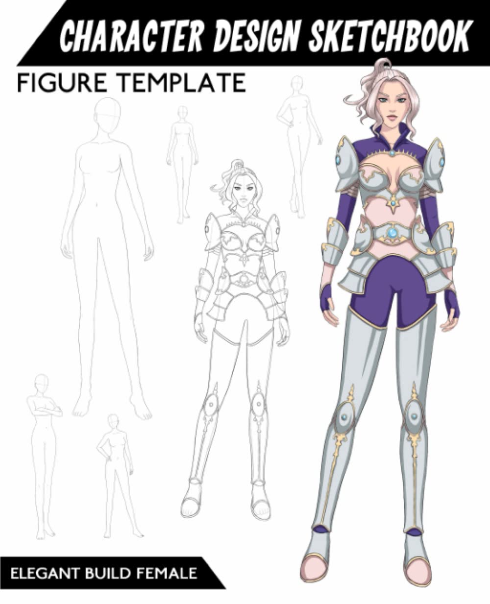 Character Design Sketchbook Figure Template 98 Figure Templates
