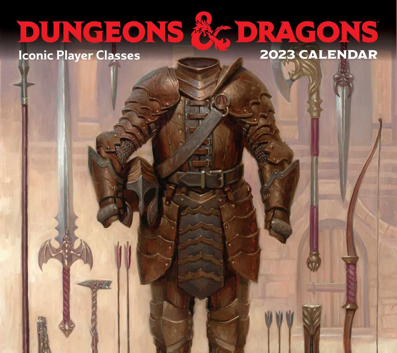 Dungeons & Dragons 2023 Deluxe Wall Calendar by Wizards of the Coast