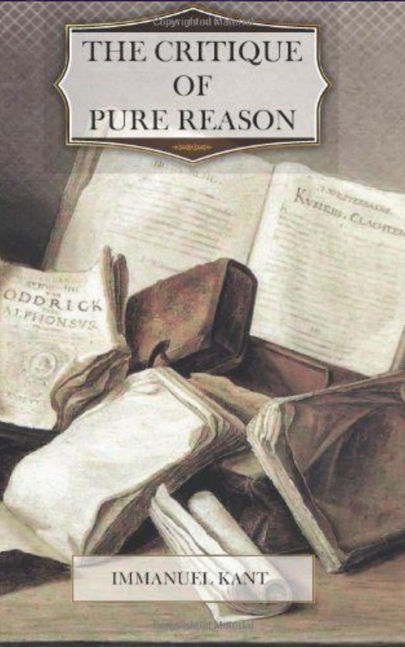 The Critique of Pure Reason by Immanuel Kant | Goodreads