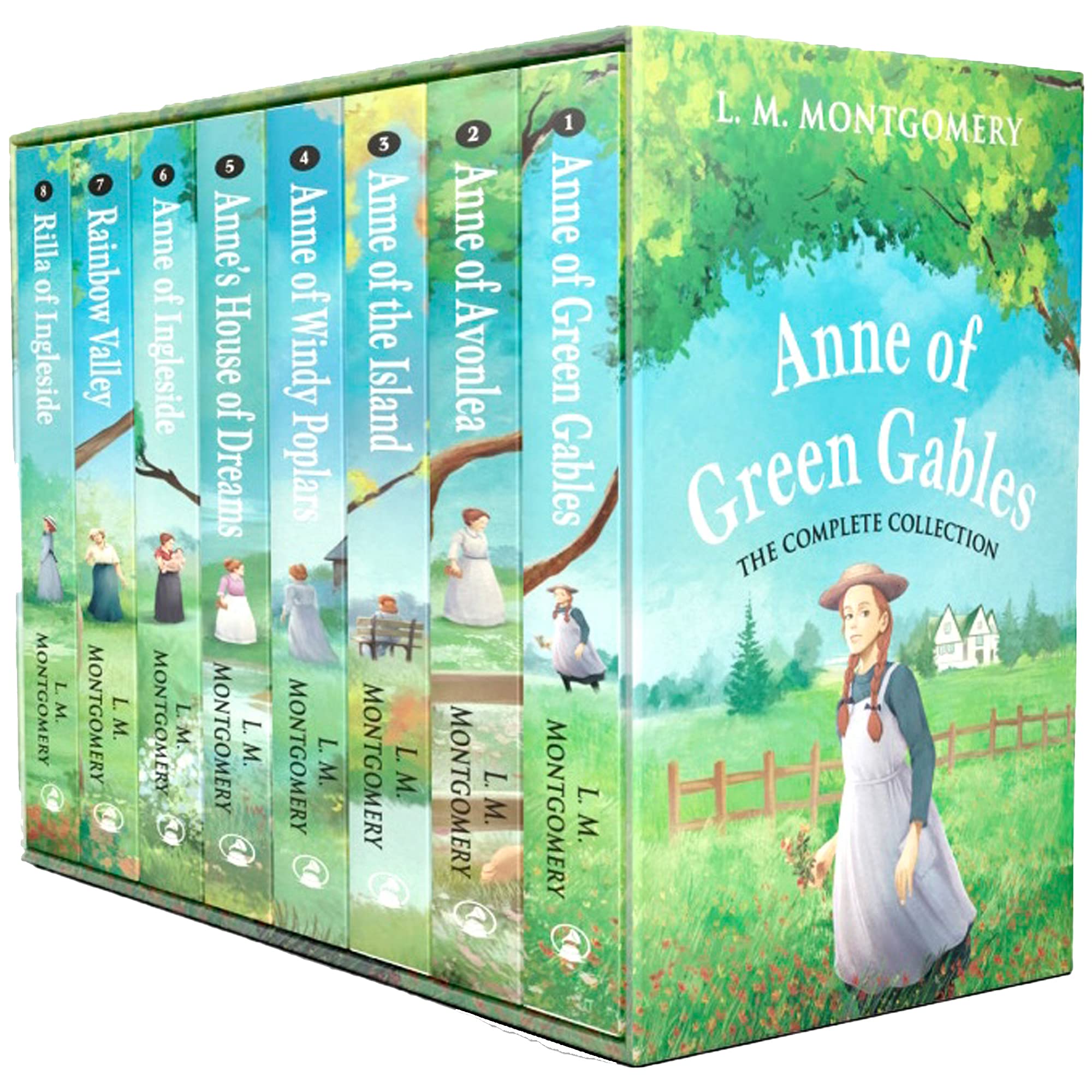 Anne of Green Gables The Complete Collection 8 Books Box Set By L. M