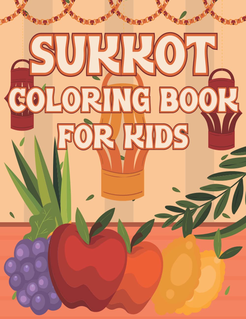 Sukkot Coloring Book For Kids Jewish Holiday Activity Book For Boys
