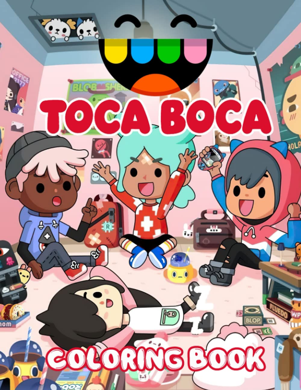Toca Boca Coloring Book: Lots Of Amazing Pictures For You To Color