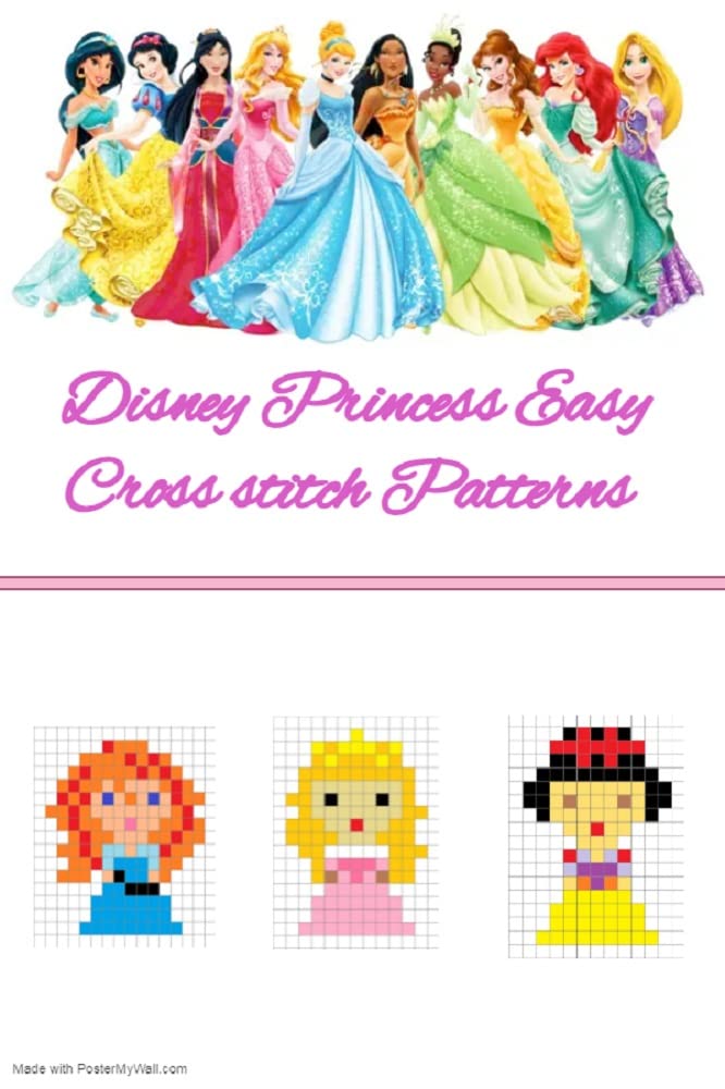 Disney Princess Cross stitch Embroidery Designs by Elly Fin Goodreads